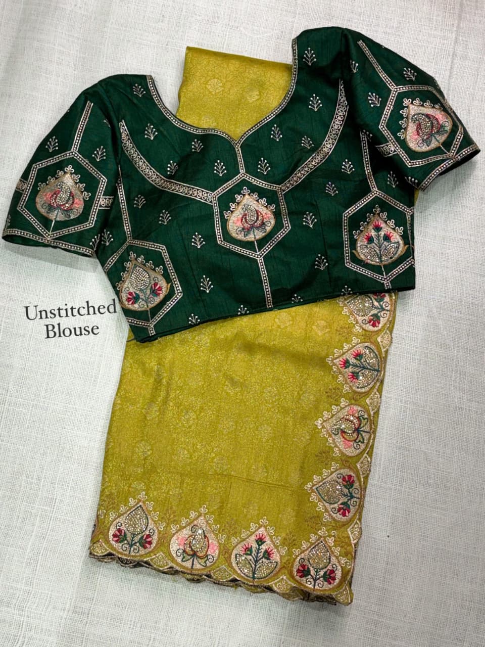 Viscose Satin Silk Jacquard Saree