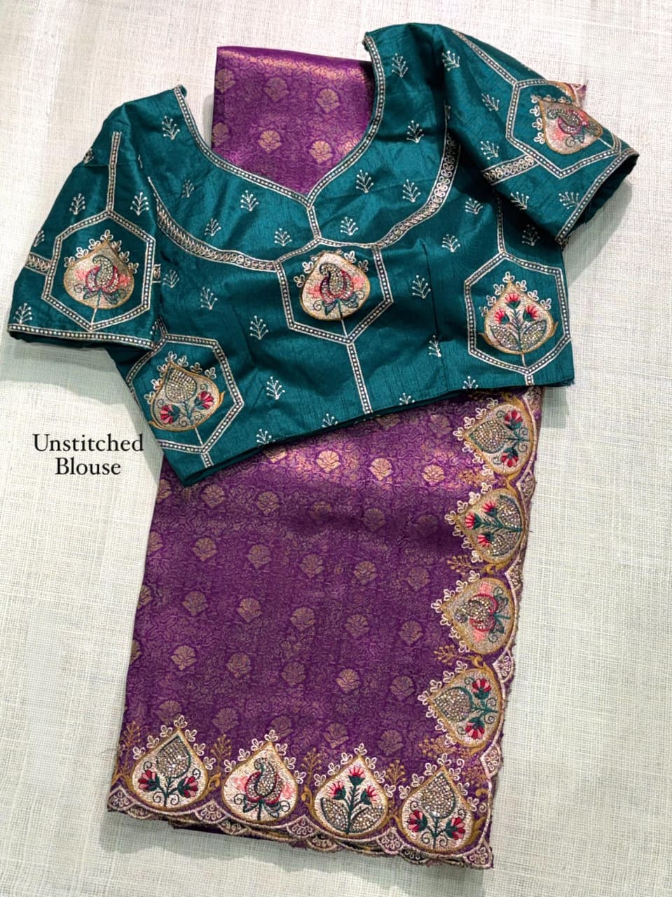 Viscose Satin Silk Jacquard Saree