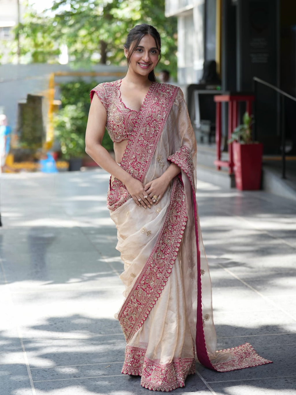 Soft Zipsy Silk Designer Saree