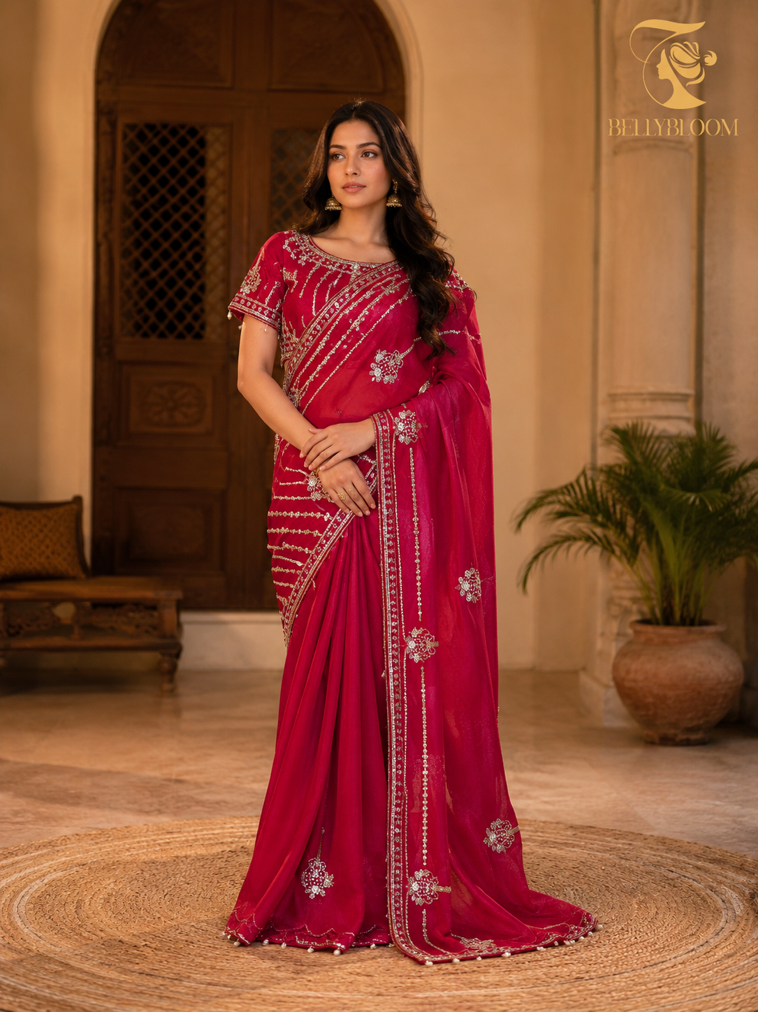 Fandy Satin Bollywood Saree