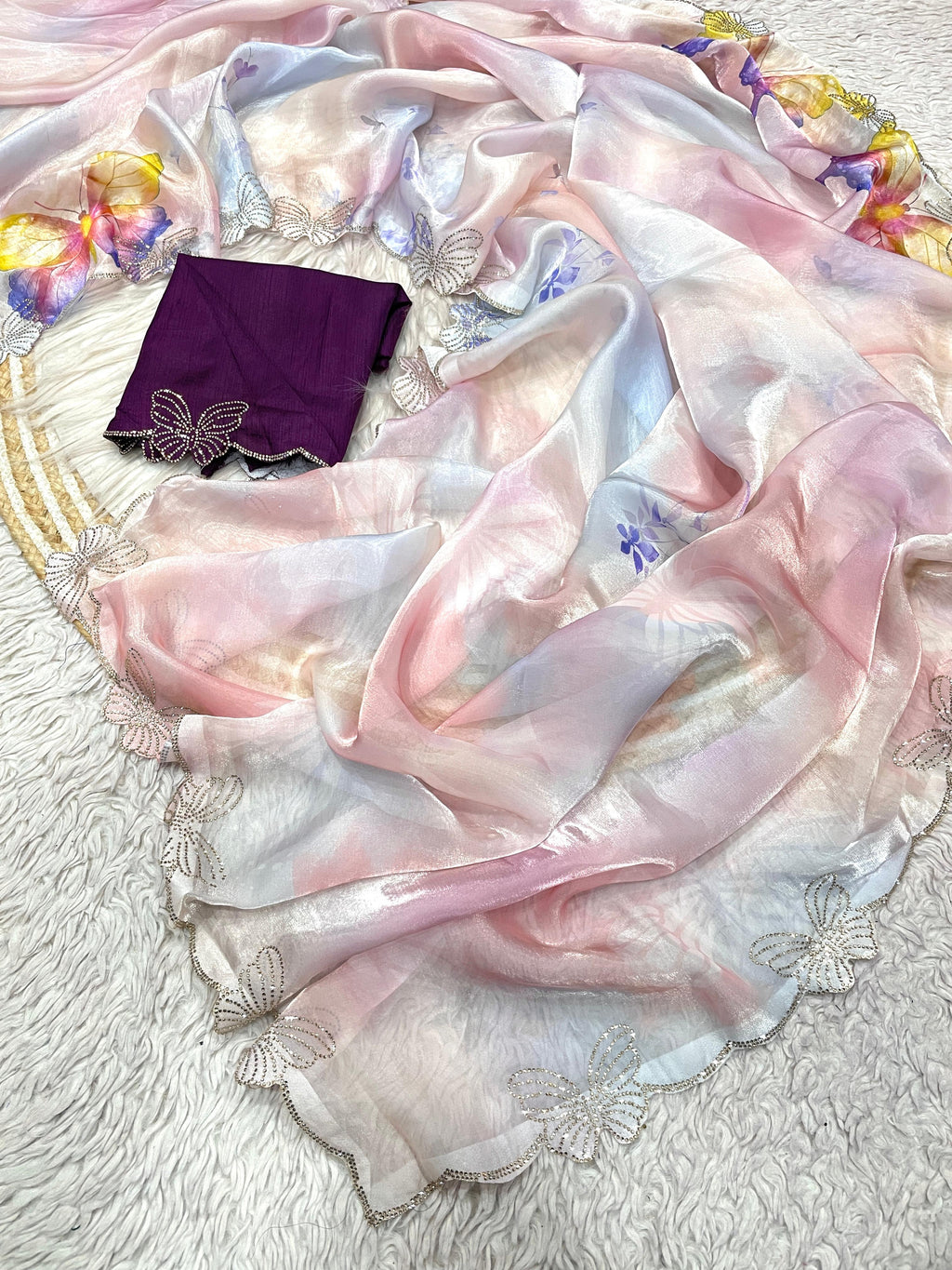 Fandy Satin Saree