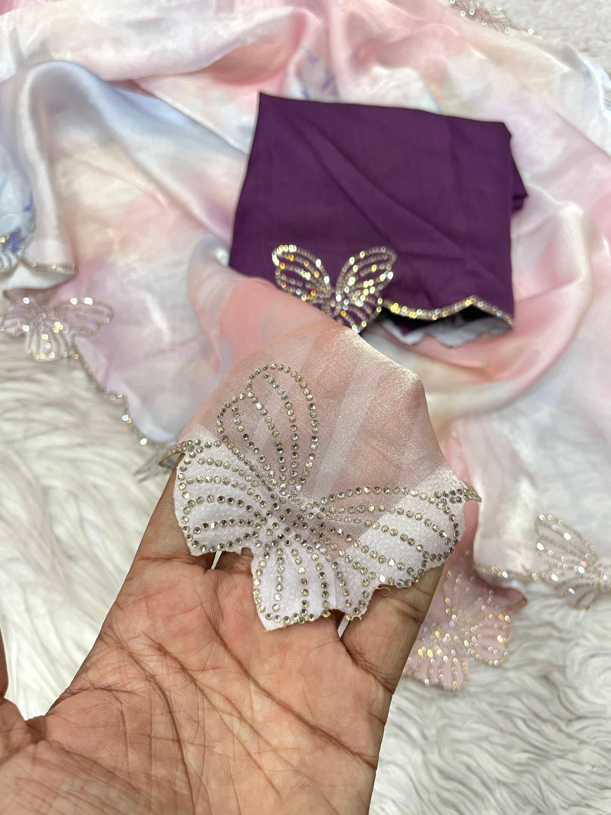 Fandy Satin Saree