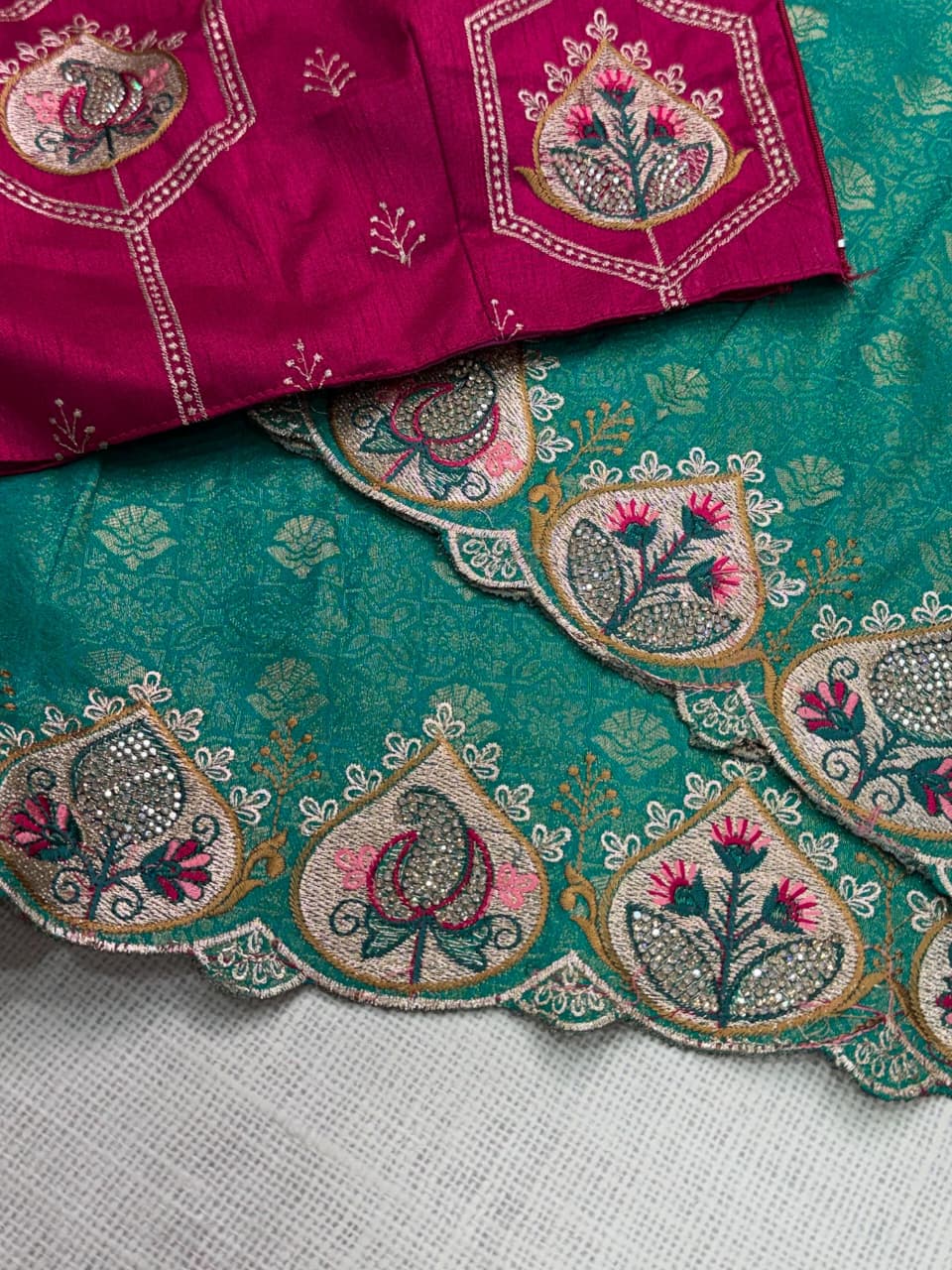Viscose Satin Silk Jacquard Saree