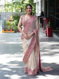 Soft Zipsy Silk Designer Saree