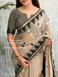 Modal Cotton Embroidered Saree