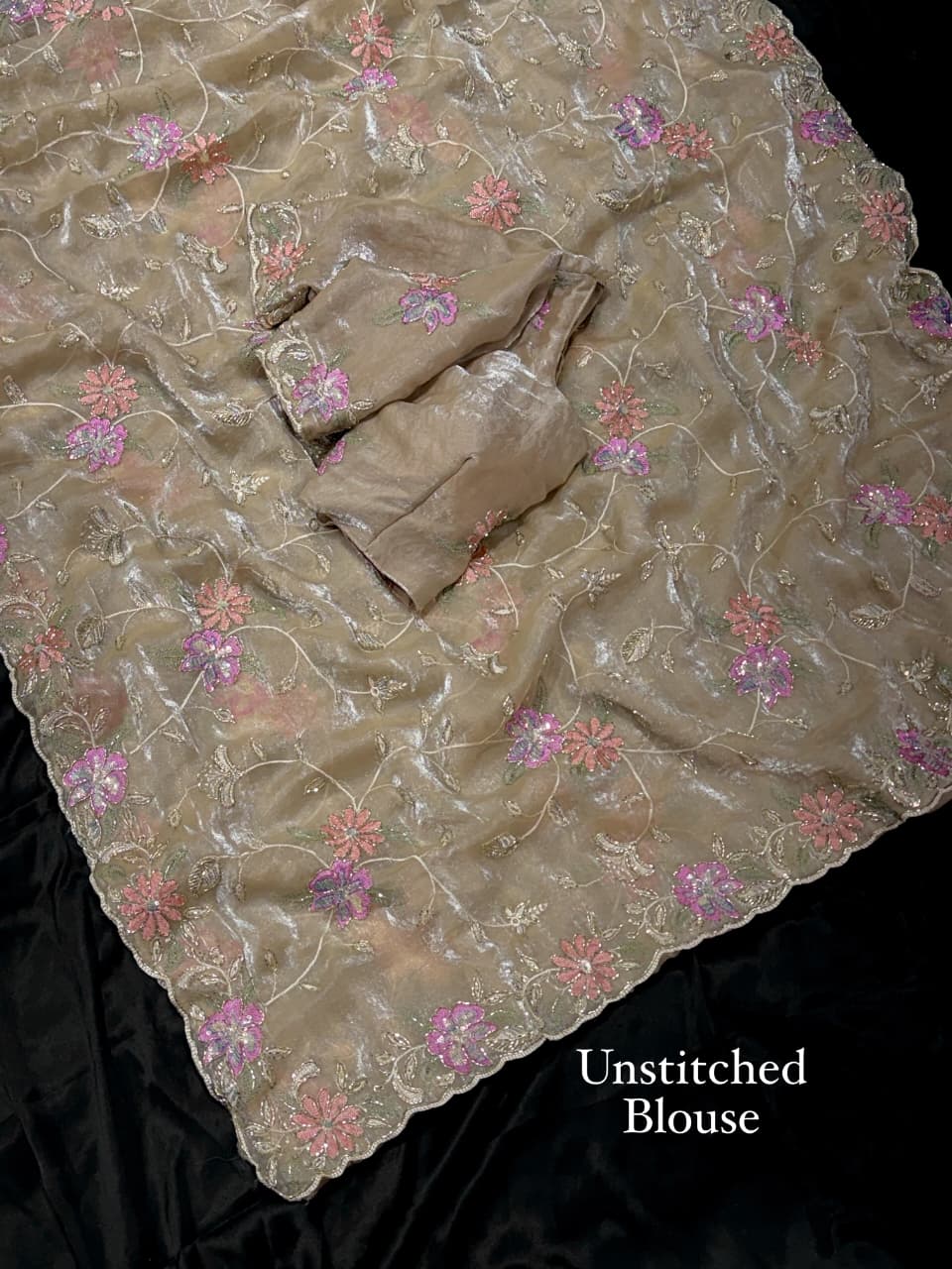 Fendy Satin Party Wear Saree