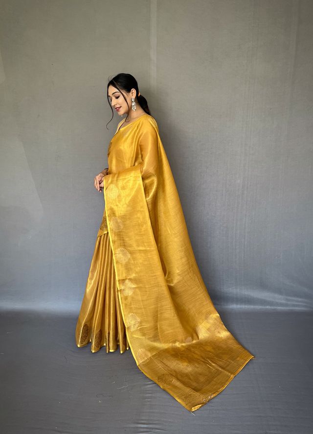 Gulabo Tissue Silk Saree