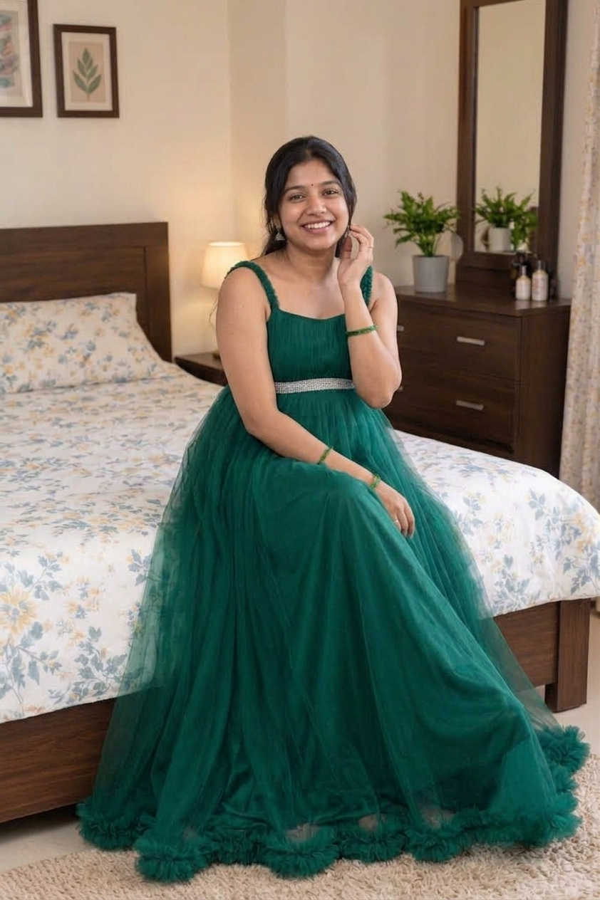 Beautiful Pregnant Women maternity Gown