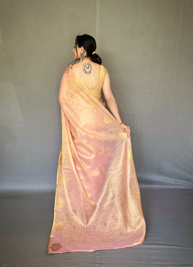 Gulabo Tissue Silk Saree