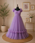lavender gown dress