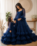 nevyblue maternity combo dress gown Nevyblue Combo Maternity Gown
