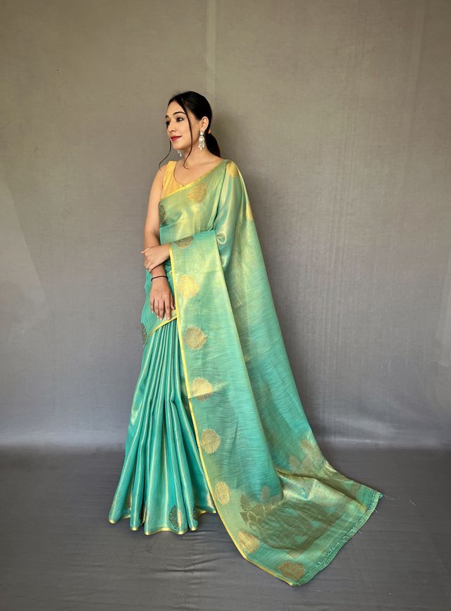 Gulabo Tissue Silk Saree