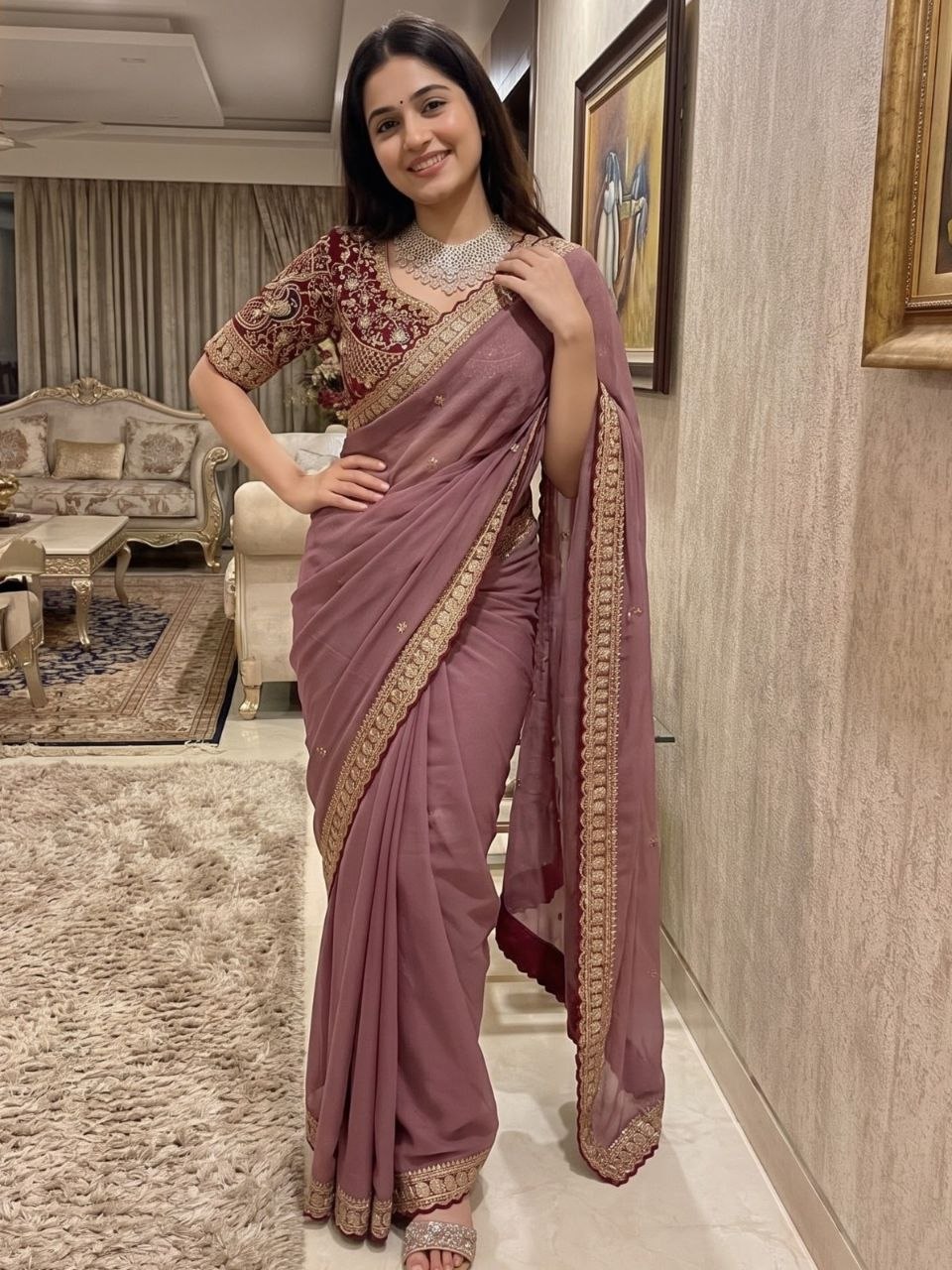 silk saree blouse designs