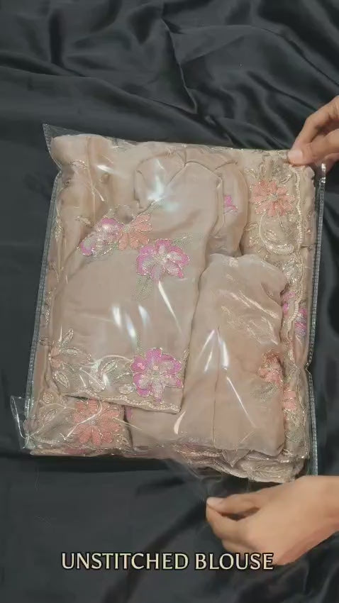 Fendy Satin Party Wear Saree