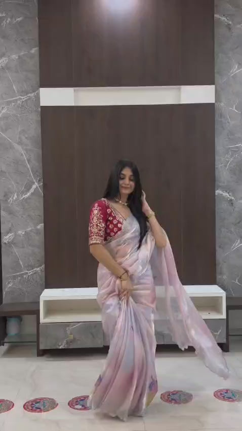 Fandy Satin Saree